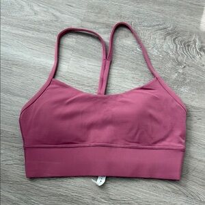 Lululemon Flow Y Mauve Sports Bra 6